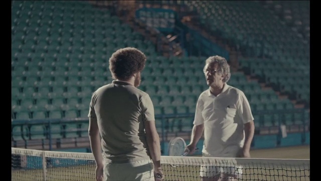 Video Reference N9: Tennis, Sport venue, Racquet sport, Tennis court, Net, Player, Stadium, Tennis player, Fun, Racket, Person