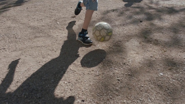 Video Reference N2: Ball, Soil, Soccer ball, Play, Shadow, Football