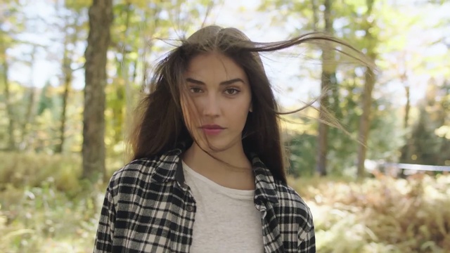 Video Reference N3: beauty, girl, woody plant, tree, eye, photography, grass, long hair, black hair, brown hair, Person