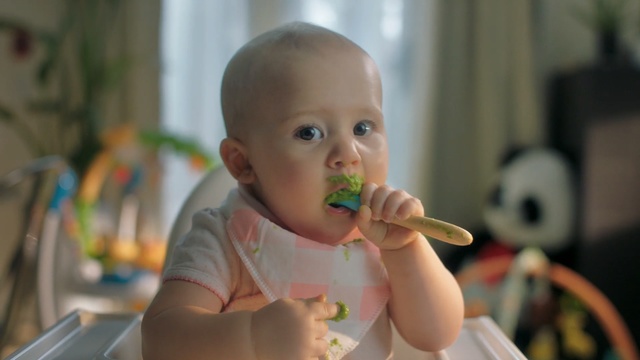 Video Reference N0: Child, Toddler, Baby, Nose, Baby food, Eating, Vacation, Person