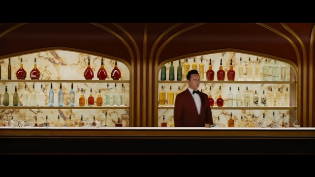 Video Reference N1: Shelf, Barware, Suit, Retail, Display case, Shelving, Glass, Tie, Font, Alcohol