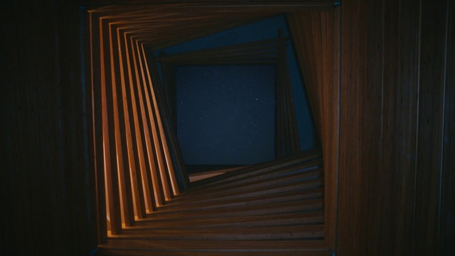 Video Reference N2: Wood, Rectangle, Art, Tints and shades, Electric blue, Hardwood, Flooring, Symmetry, Darkness, Ceiling