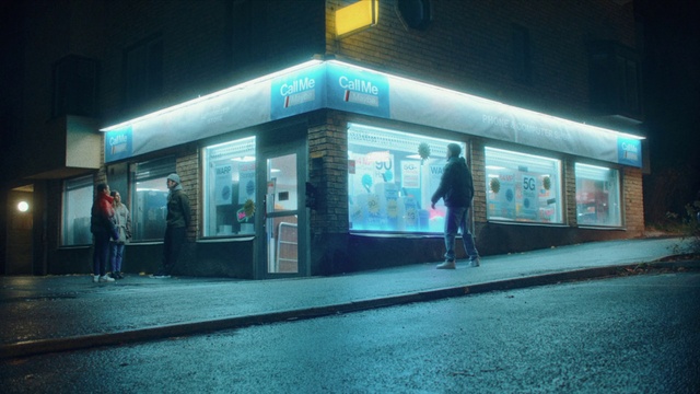 Video Reference N2: Public space, Electricity, Gas, Facade, City, Metropolitan area, Electric blue, Street, Road, Midnight