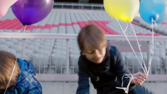 Video Reference N5: Daytime, Photograph, Blue, White, Light, Balloon, Happy, Leisure, Recreation, Fun