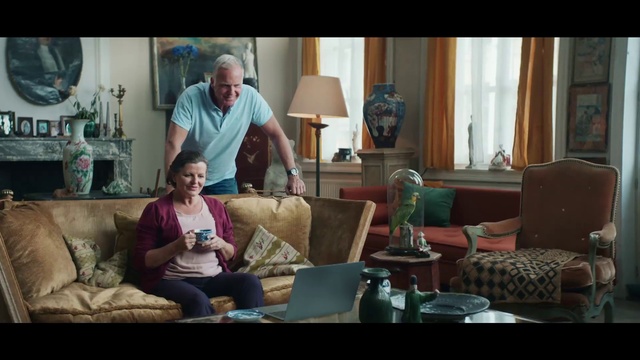 Video Reference N3: Furniture, Property, Picture frame, Couch, Comfort, Interior design, Curtain, Living room, Lamp, Plant