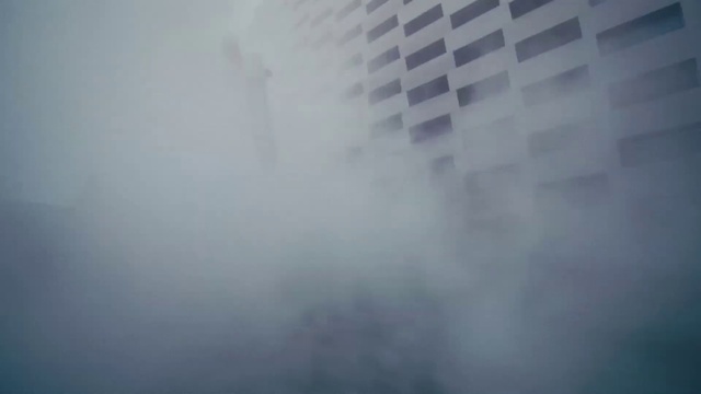 Video Reference N1: Water, Sky, Grey, Cloud, Fog, Tints and shades, Building, Tower block, Tree, Mist