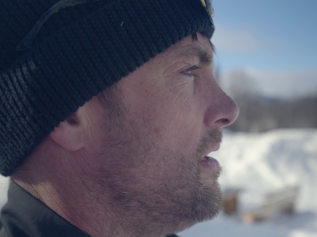 Video Reference N3: Forehead, Nose, Chin, Eyebrow, Facial expression, Beard, Cap, Jaw, Sky, Snow