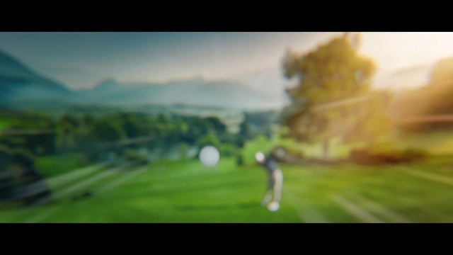 Video Reference N1: Sky, Atmosphere, Cloud, Plant, Green, Sports equipment, Natural landscape, Tree, Golf equipment, Grass