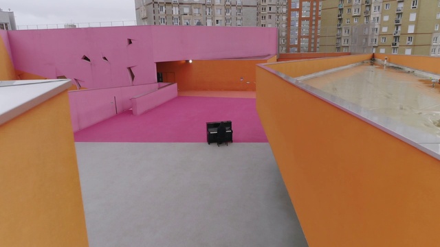 Video Reference N5: Purple, Flooring, Wood, Pink, Floor, Material property, Rectangle, Urban design, Building, Magenta