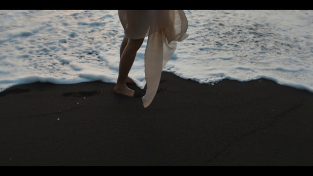 Video Reference N1: Cloud, Flash photography, People in nature, Beach, Gesture, Coastal and oceanic landforms, Wood, Knee, Barefoot, Thigh