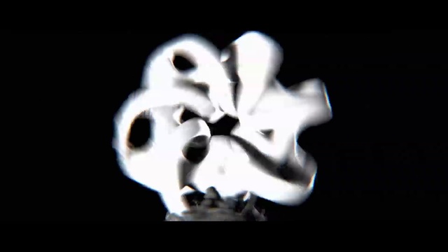 Video Reference N4: Petal, Font, Gas, Darkness, Art, Event, Symmetry, Pattern, Electric blue, Monochrome photography