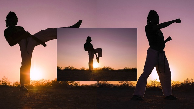 Video Reference N3: Sky, Photograph, People in nature, Light, Afterglow, Human, World, Flash photography, Dusk, Plant