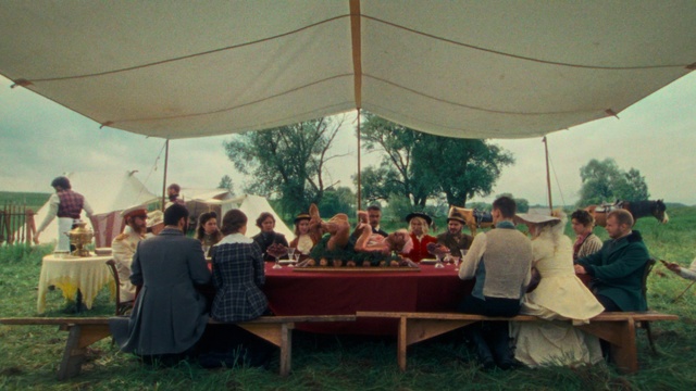 Video Reference N0: Table, Furniture, Tent, Sky, Chair, Sharing, Shade, Tree, Plant, Leisure