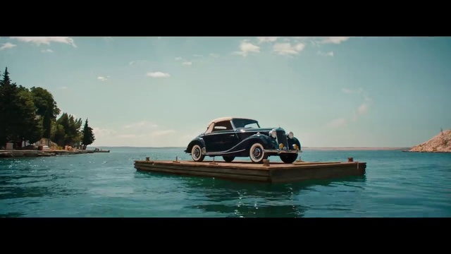 Video Reference N9: Water, Sky, Cloud, Vehicle, Car, Automotive design, Motor vehicle, Boat, Watercraft, Travel