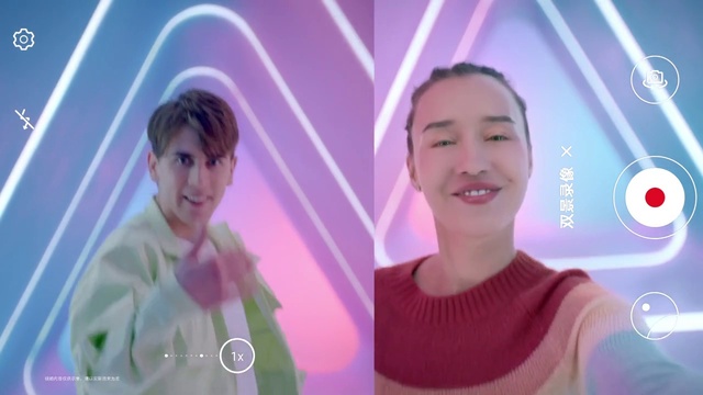 Video Reference N3: Skin, Smile, Hairstyle, Purple, Happy, Entertainment, Violet, Leisure, Magenta, Electric blue