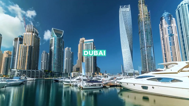 Video Reference N1: Water, Skyscraper, Building, Sky, Boat, Blue, Light, Azure, World, Watercraft