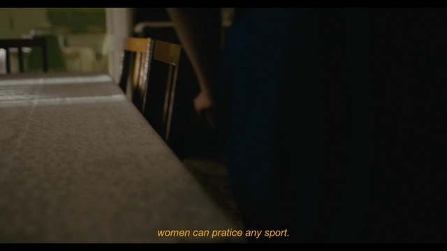 Video Reference N2: Wood, Flooring, Tints and shades, Hardwood, Font, Electric blue, Window, Darkness, Publication, Human leg