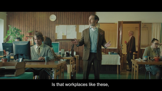Video Reference N0: Furniture, Plant, Chair, Coat, Flowerpot, Houseplant, Table, Suit, Formal wear, White-collar worker