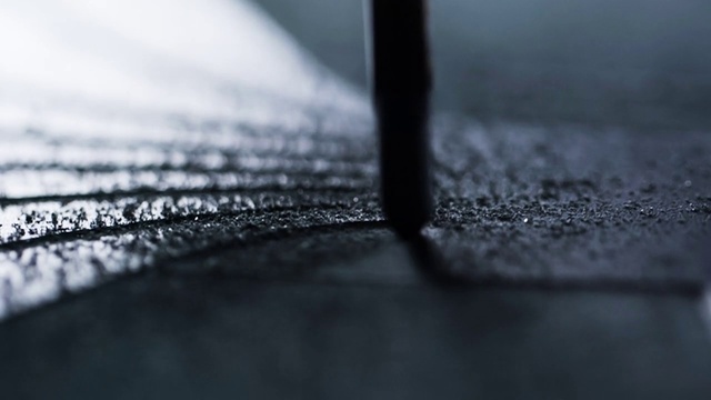 Video Reference N1: Water, Liquid, Road surface, Automotive tire, Grey, Asphalt, Tints and shades, Wood, Pattern, Font