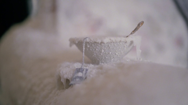 Video Reference N9: Snow, Snout, Freezing, Winter, Frost, Macro photography, Wood, Twig, Water, Precipitation