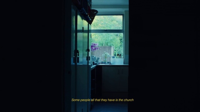 Video Reference N0: Cabinetry, Fixture, Glass, Tints and shades, Wood, Rectangle, Window, Door, Houseplant, Electric blue
