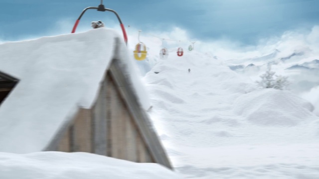 Video Reference N1: Sky, Cloud, Snow, Slope, Freezing, Tent, Geological phenomenon, Ice cap, Flag, Landscape