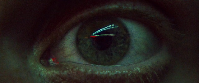 Video Reference N3: Eyebrow, Eye, Eyelash, Organism, Iris, Tints and shades, Electric blue, Art, Circle, Eye liner
