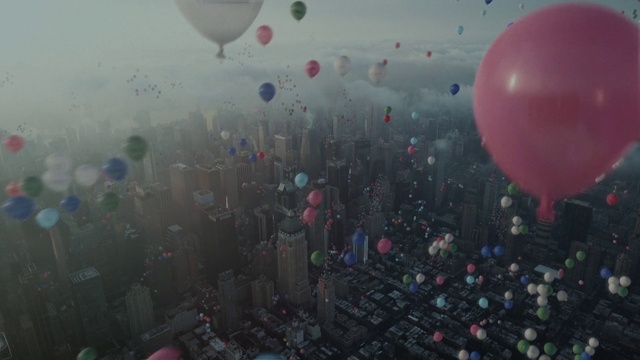 Video Reference N0: Sky, Atmosphere, World, Cloud, Natural environment, Balloon, Pink, Atmospheric phenomenon, Entertainment, Morning
