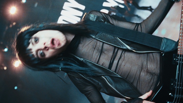 Video Reference N15: Lip, Mouth, Flash photography, Textile, Leather jacket, Cool, Black hair, Long hair, Beauty, Darkness