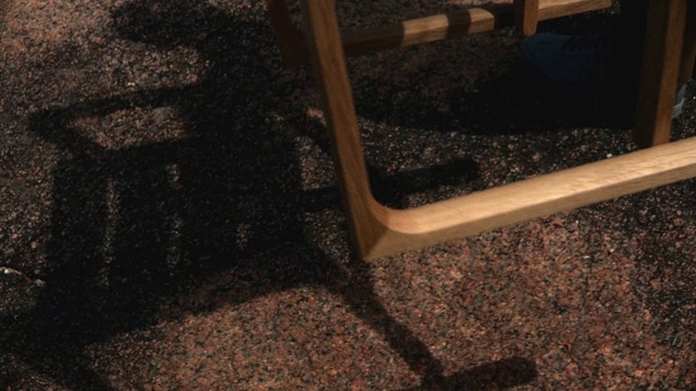 Video Reference N1: Window, Road surface, Wood, Chair, Automotive exterior, Trunk, Shade, Grass, Tints and shades, Asphalt