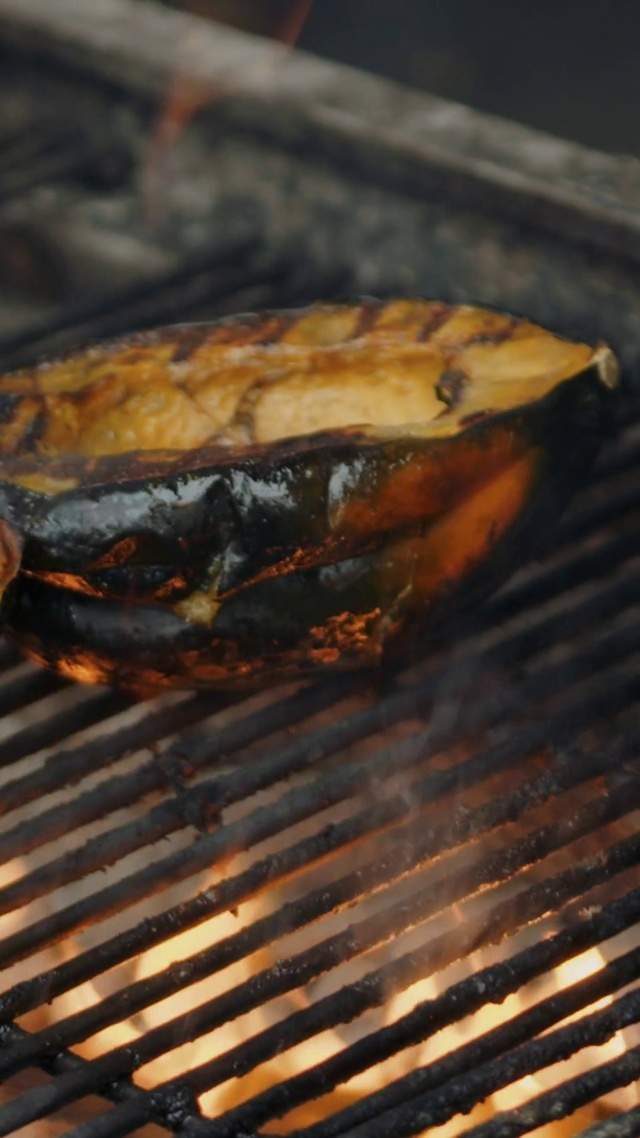 Video Reference N5: Food, Wood, Charcoal, Ingredient, Recipe, Cuisine, Roasting, Gas, Cooking, Grilling