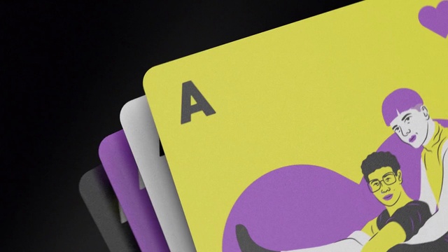 Video Reference N7: Purple, Gesture, Yellow, Violet, Font, Art, Magenta, Recreation, Rectangle, Laptop