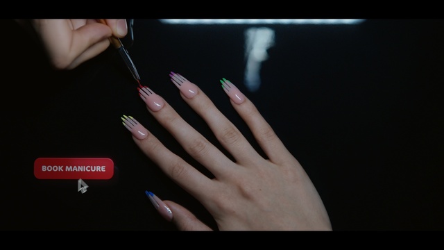 Video Reference N2: Gadget, Communication Device, Gesture, Finger, Nail care, Nail polish, Thumb, Cosmetics, Nail, Manicure