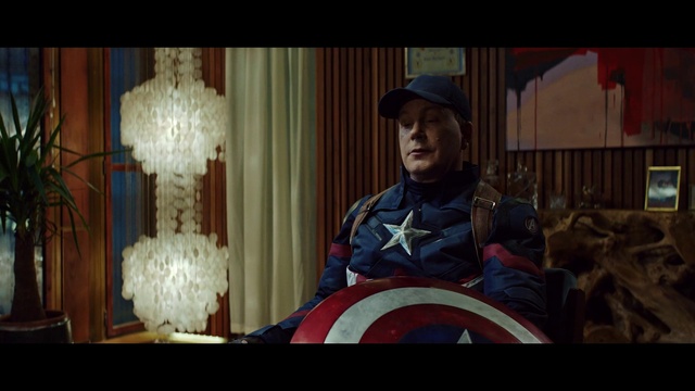 Video Reference N3: Captain america, Shield, Event, Hat, Avengers, Art, Movie, Fictional character, Fun, Uniform