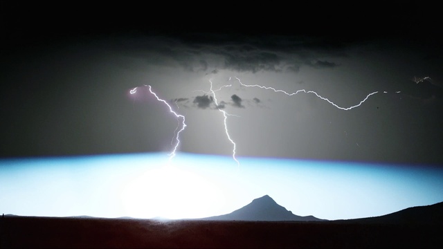 Video Reference N6: Sky, Lightning, Thunder, Thunderstorm, Atmosphere, Cloud, Daytime, Photograph, Ecoregion, White