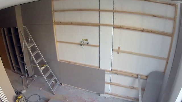 Video Reference N1: Wood, Fixture, Floor, Flooring, Hardwood, Ladder, Wood stain, Ceiling, Plywood, Beam