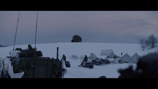 Video Reference N1: Snow, Combat vehicle, Vehicle, Marines, Sky, Military person, Tank, Self-propelled artillery, Soldier, Freezing