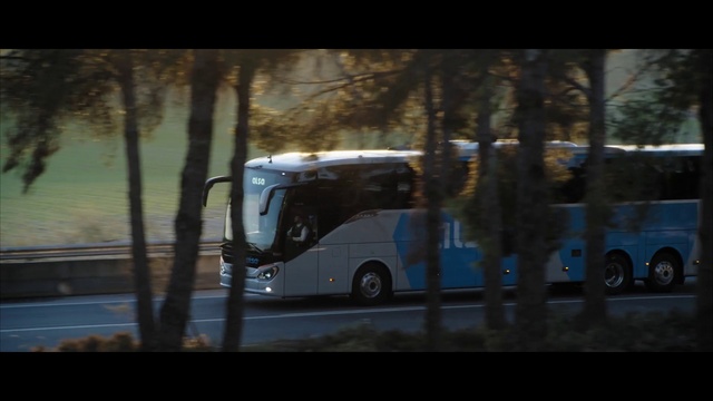Video Reference N0: Wheel, Bus, Tire, Vehicle, Motor vehicle, Automotive design, Tour bus service, Tree, Automotive mirror, Automotive lighting
