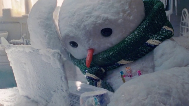 Video Reference N7: Toy, Textile, Snow, Organism, Stuffed toy, Winter, Plush, Freezing, Event, Circle