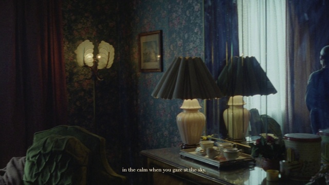 Video Reference N5: Property, Picture frame, Building, Window, Textile, Interior design, Wood, Lamp, Table, Comfort