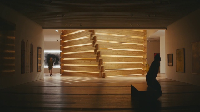 Video Reference N8: Wood, Shade, Architecture, Flooring, Floor, Wall, Hardwood, Tints and shades, Art, Plywood