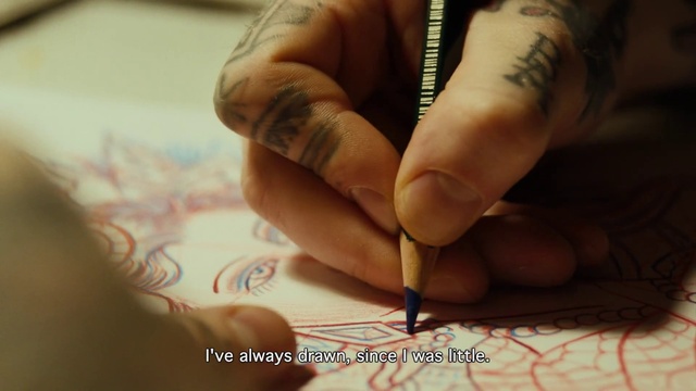 Video Reference N5: Handwriting, Gesture, Nail, Finger, Thumb, Art, Wood, Writing instrument accessory, Font, Writing implement