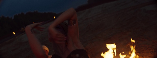 Video Reference N3: Atmosphere, Sky, Flash photography, Gesture, Bonfire, Elbow, Thigh, Gas, Human leg, Event