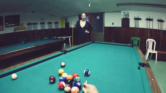 Video Reference N7: Clothing, Billiard table, Billiard room, Billiard ball, Baize, Pool player, Table, Furniture, Pool, Cue stick