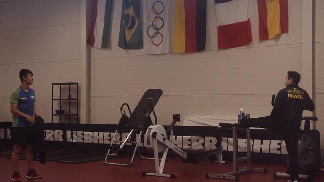 Video Reference N2: Art, Sports, Font, Event, Chair, Physical fitness, Music, T-shirt, Musical instrument, Team