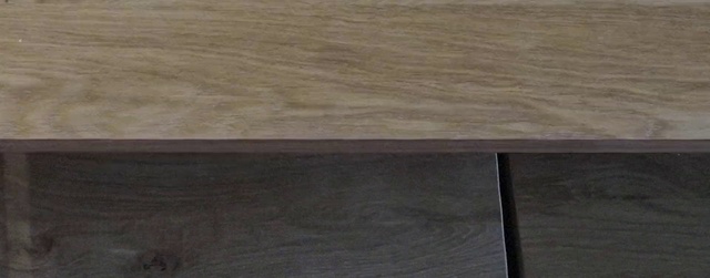 Video Reference N5: Brown, Rectangle, Wood, Grey, Flooring, Table, Floor, Beige, Wood stain, Material property