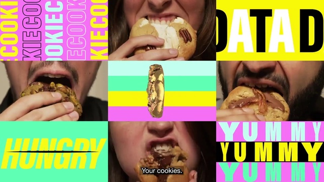 Video Reference N8: Mouth, Green, Organ, Human, Jaw, Sharing, Beard, Yellow, Food craving, Eyelash