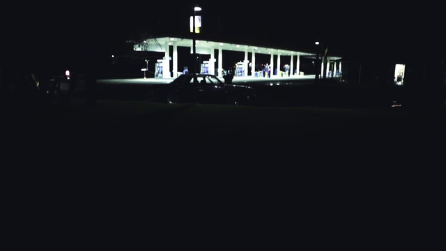 Video Reference N1: Automotive lighting, Electricity, Gas, Midnight, Font, Darkness, Asphalt, Building, City, Neon