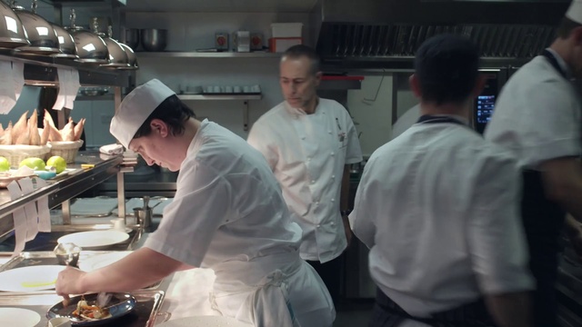 Video Reference N0: Chefs uniform, Chief cook, Tableware, Chef, Cooking, Kitchen, Hat, Gas, Service, Cuisine