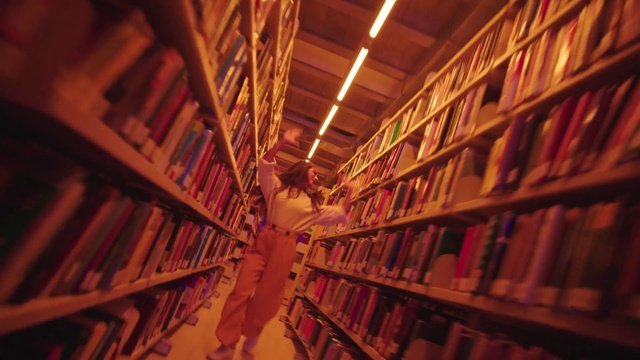Video Reference N4: Brown, Bookcase, Shelf, Publication, Shelving, Wood, Book, Tints and shades, Symmetry, Ceiling